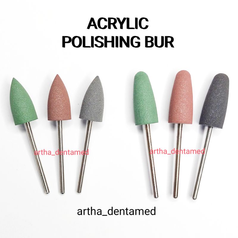 ACRYLIC BUR FINISHING / FINISHING BUR / BUR POLES ACRYLIC LOWSPEED ( 1 pcs )