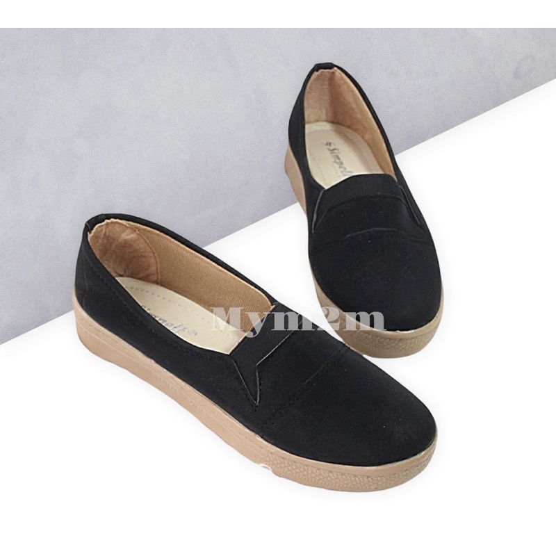 Mym2m Nasila Sepatu Wanita Slip on Kasual Terlaris