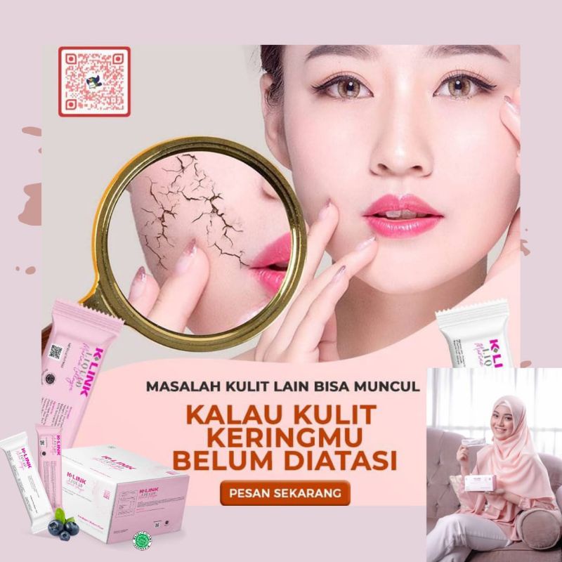 Marine kolagen K-LINK ORIGINAL | menghilangkan flek hitam & jerawat | hilangkan bekas luka | atasi r