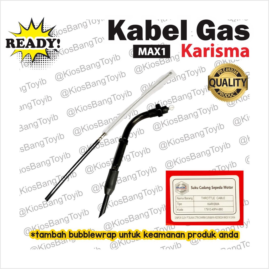 Kabel Gas (Throttle Cable) Karisma Kirana KPH (MAX1)