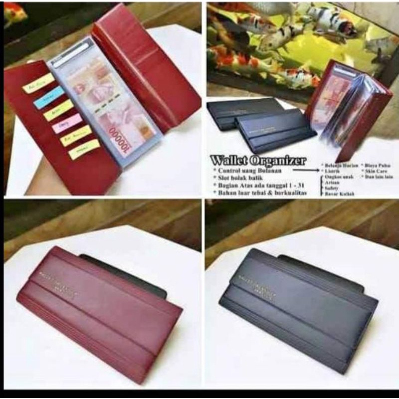 (COD) DOMPET BULANAN / DOMPET DISIPLIN KEUANGAN WALLET ORGANIZER