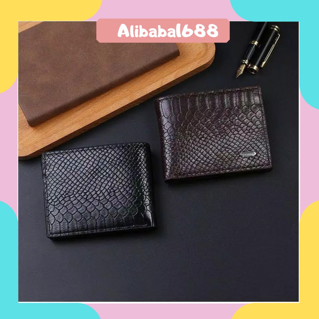 *ALIBABA1688* DOMPET PRIA N04 IMPORT MATERIAL PU DOMPET PENDEK DOMPET LIPAT