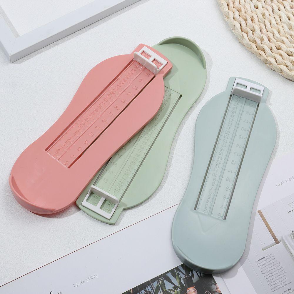 TOP Pengukur Pengukur Kaki Bayi Adjustable Alat Ukur Penggaris Sepatu Bayi Fitting Foot Measure Kid Foot Gauge