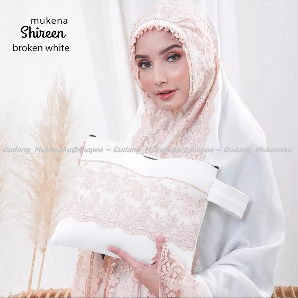 Gudang_mukenaku Mukena Dewasa Shireen Ori Renda Import Premium by Siti Khadijah Terbaru