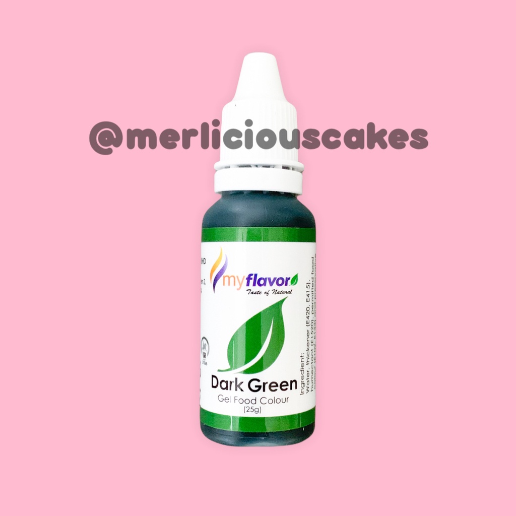 

Dark Green Gel My Flavor Food Color Food Colour Pewarna Makanan