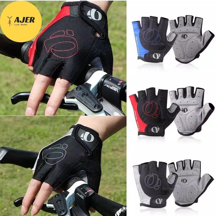 Sarung Tangan Sepeda Half Finger gel Pearl Izumi Setengah Jari cycling gloves bukan Rockbros