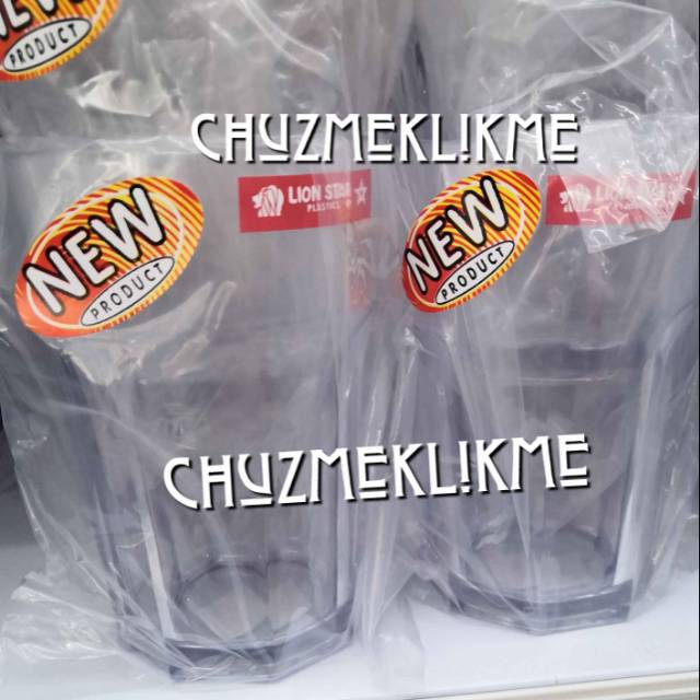 Gelas minum murano lion star GL-95 (350 ml)/Gelas plastik lion star 350 ml