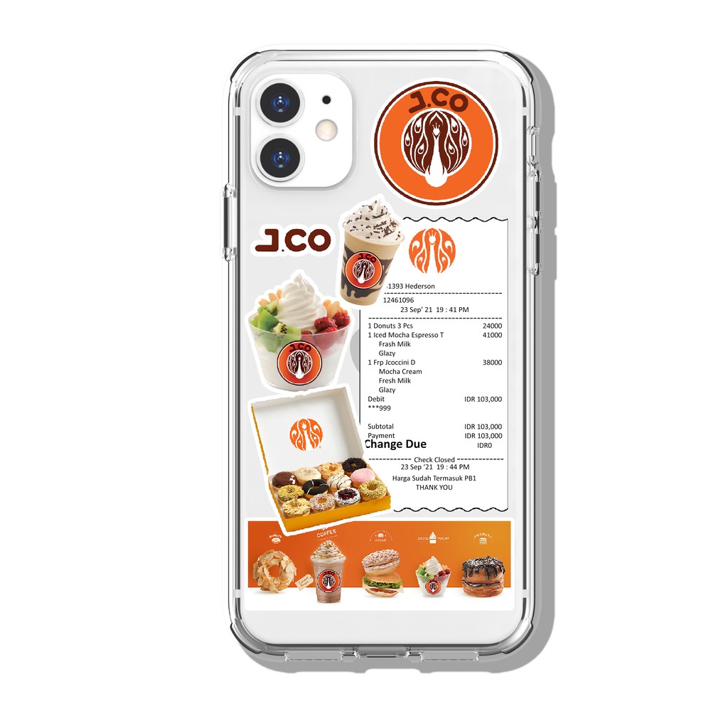 

Sticker Aesthetic Stiker Tumblr Handphone Series J.CO (isi 7 pcs)