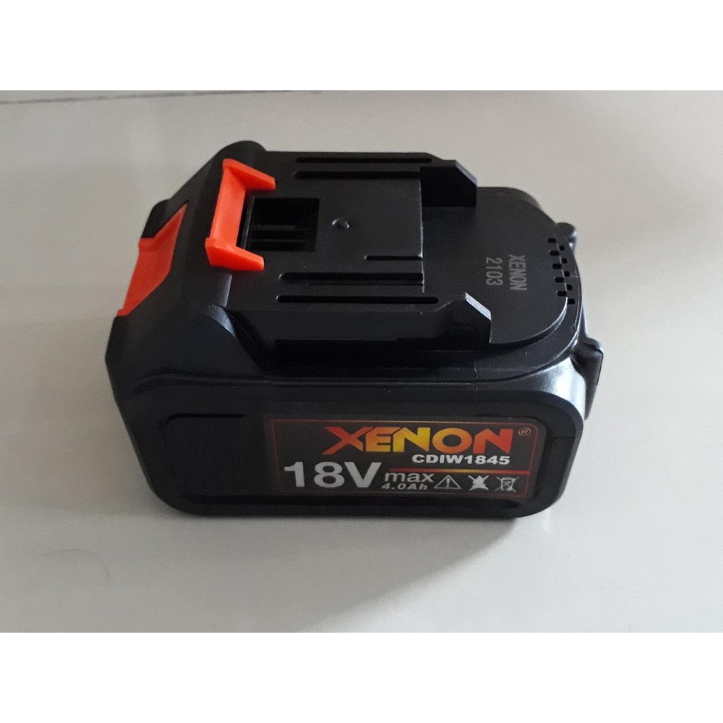 XENON Baterai Mesin Bor Beton Impact Gerinda Cordless Drill 18V 1.5 A