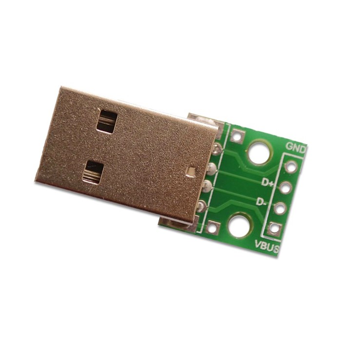 USB MALE TO PCB USB MALE TO DIP BREAKOUT TYPE A CONNECTOR
