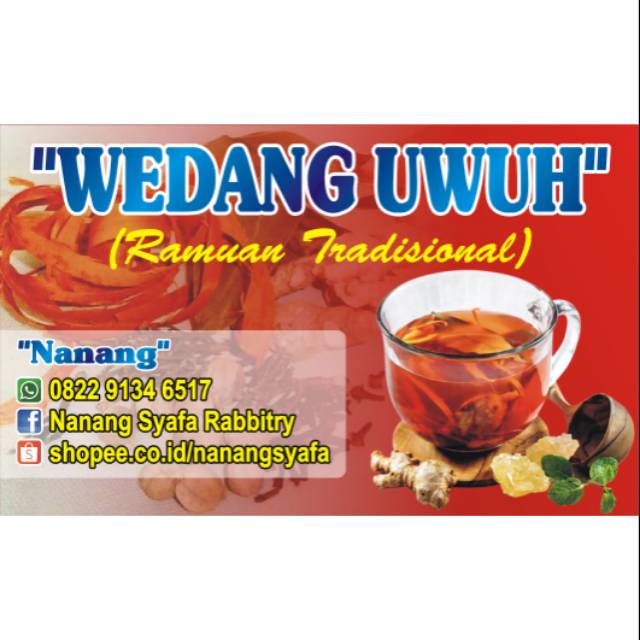 

Wedang Uwuh (Ramuan Tradisional) 1 Pack Isi 10 Pcs