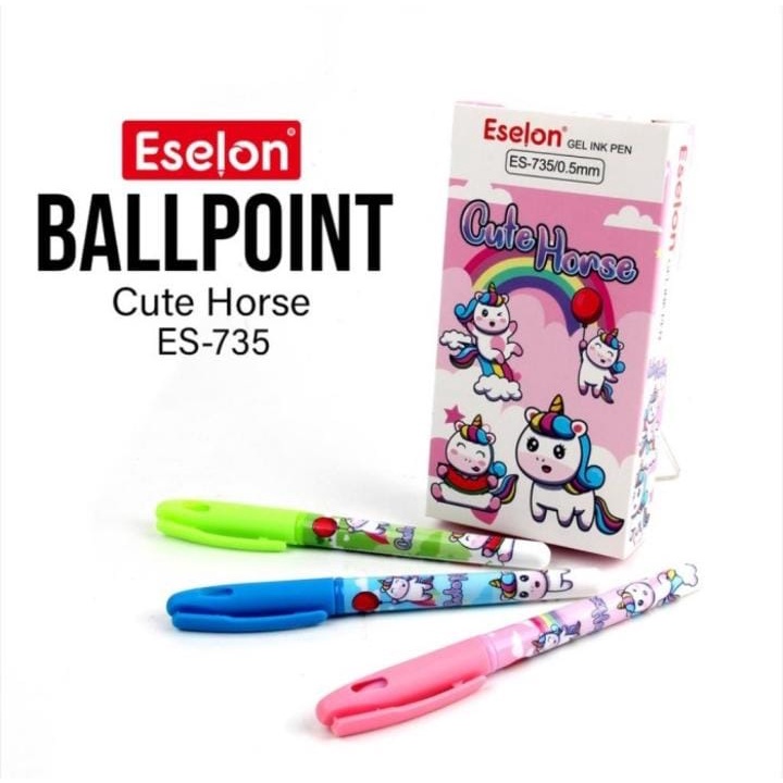 

AS888 - ESELON PULPEN GEL/ GEL PEN ESELON KARAKTER CUTE HORSE ES-735