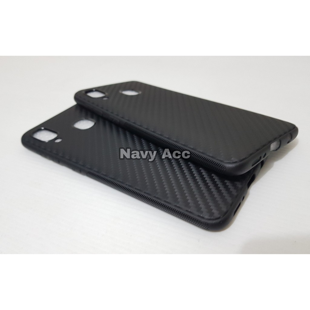 Case Carbon Samsung M20 - Softcase Carbon Samsung M20