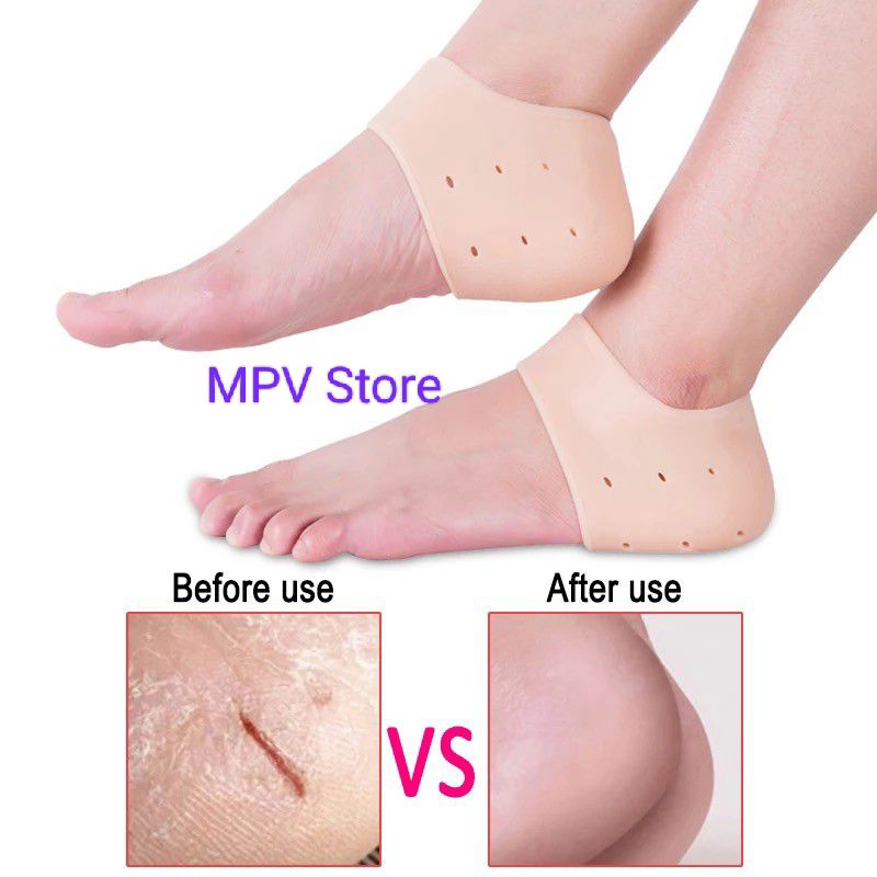 Pelindung Tumit Kaki Silikon Lembut Heel Pad (1Pasang)