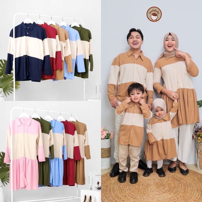 ADRIES Series Family MOM and DAD / Baju Couple Keluarga