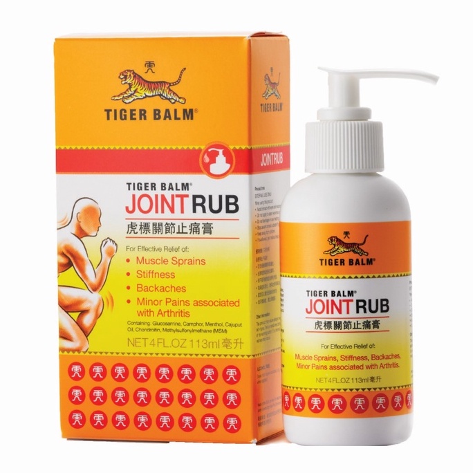 Tiger Balm Singapore Joint Rub 113ml Balsem Otot Nyeri Sendi Balsem Macan Kemasan Pompa