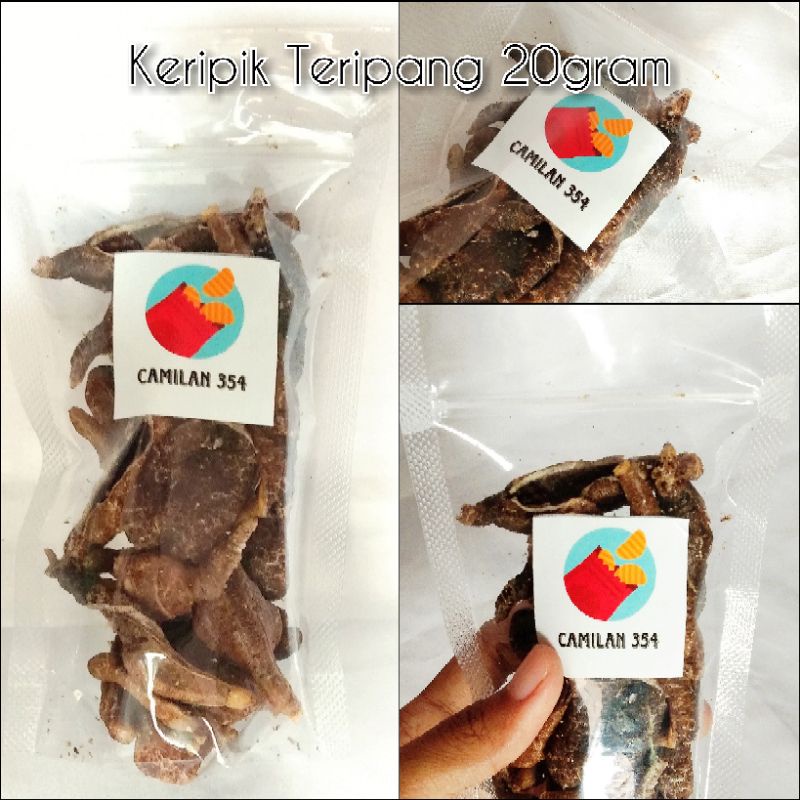 

[BELI 10 GRATIS 1] Keripik Teripang Hitam Siap Makan - 20gr / Kerupuk Tripang Krispi / Blonyo Timun Laut Matang Renyah / Oleh Oleh Khas Kenjeran Surabaya