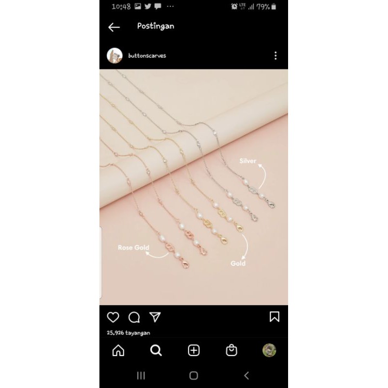 Chain mask Buttonscarves