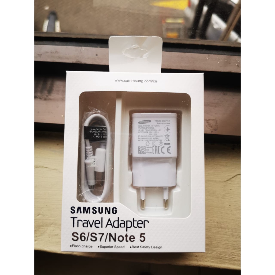 Charger Samsung S6 S7 S8 Note 5 Micro USB Original Fast Charging TC 2A Casan Samsung