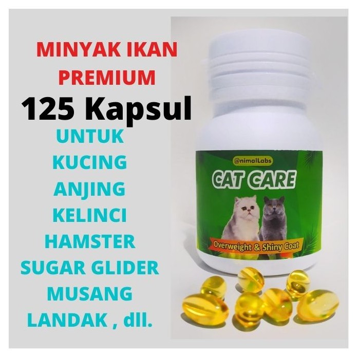 MINYAK IKAN KUCING ANJING / VITAMIN KUCING ANJING / MUSANG KELINCI SUGAR GLIDER HAMSTER dll