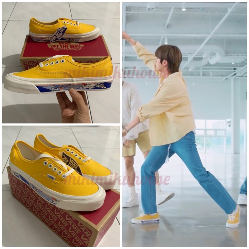 BTS JIN VANS SHOES BUTTER KARAOKE SEPATU DOMBA STYLE FASHION Anaheim Factory Authentic 44 DX