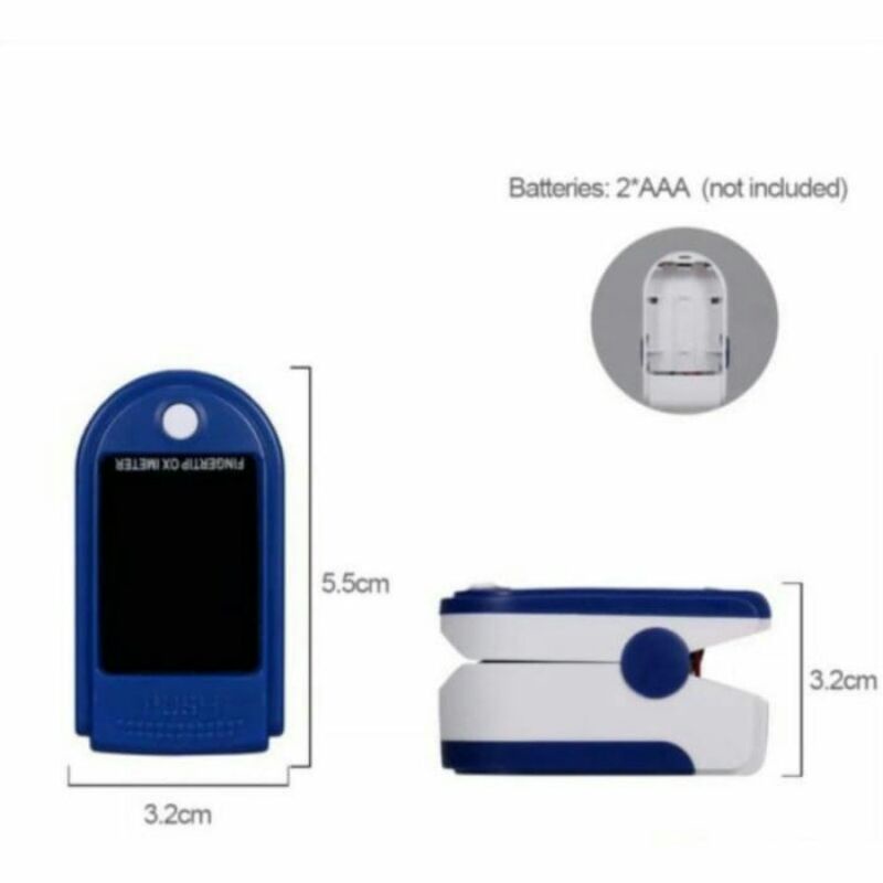 Oximeter Pulse Original - Fingertip Pulse - Pengukur Kadar Oksigen Darah