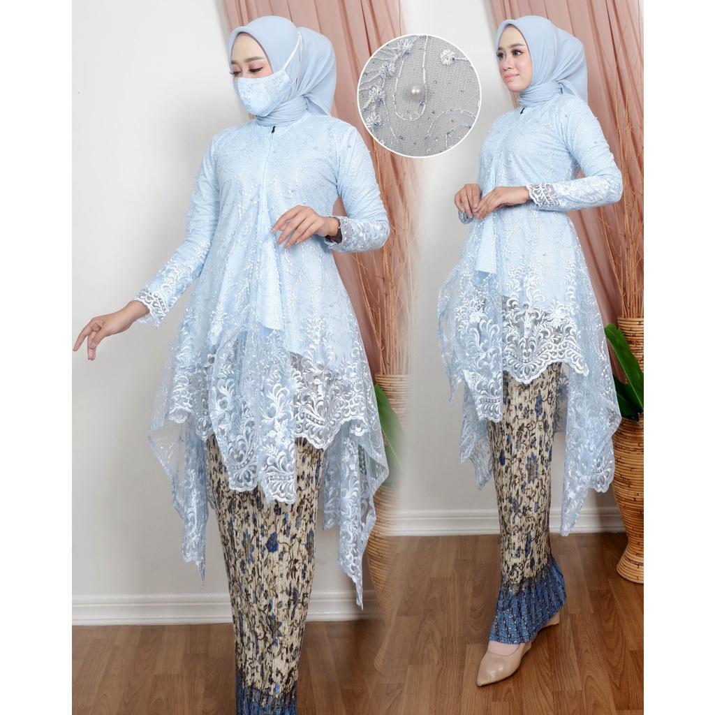 Kadai.baju / Kebaya tunik arumi / Kebaya modern tulle busui / Kebaya remaja dan pernikahan