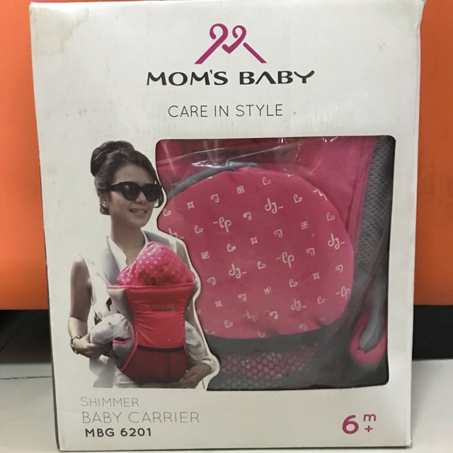 Shimmer baby carrier mbg 6201 / gendongan bayi Moms Baby / gendongan depan