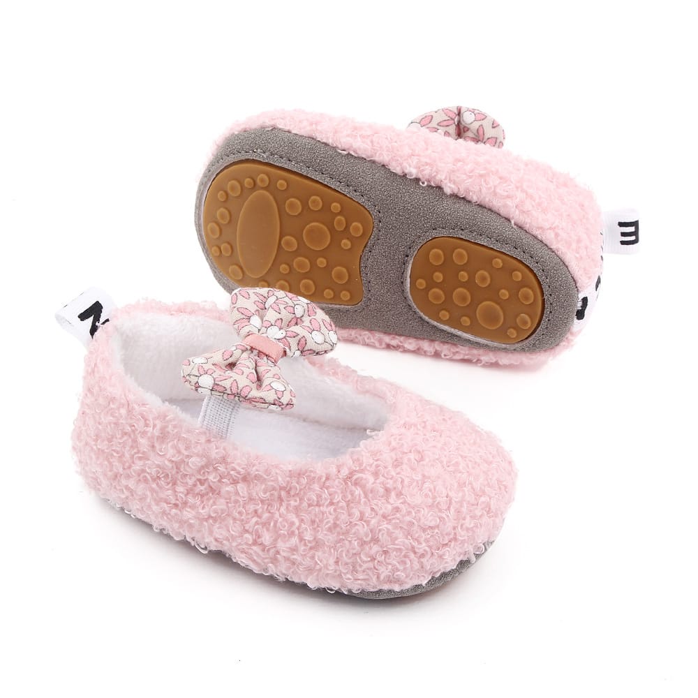 LittleAaron BABASHIP RIBBON Sepatu prewalker bayi dan anak perempuan newborn 3-18 bulan Sport Termurah Sendal Bayi Anak Cewek Cowok