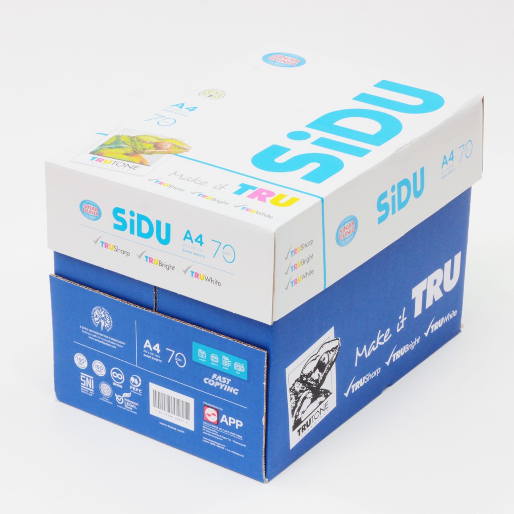 

[Store] Sinar Dunia Paper Photocopy 70gsm A4 per Box #SDU PC 70 A4