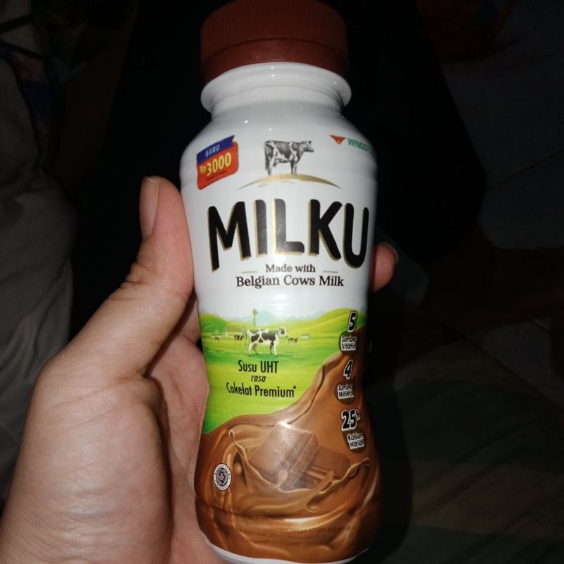 

Milku 200ml coklat dan strawberi