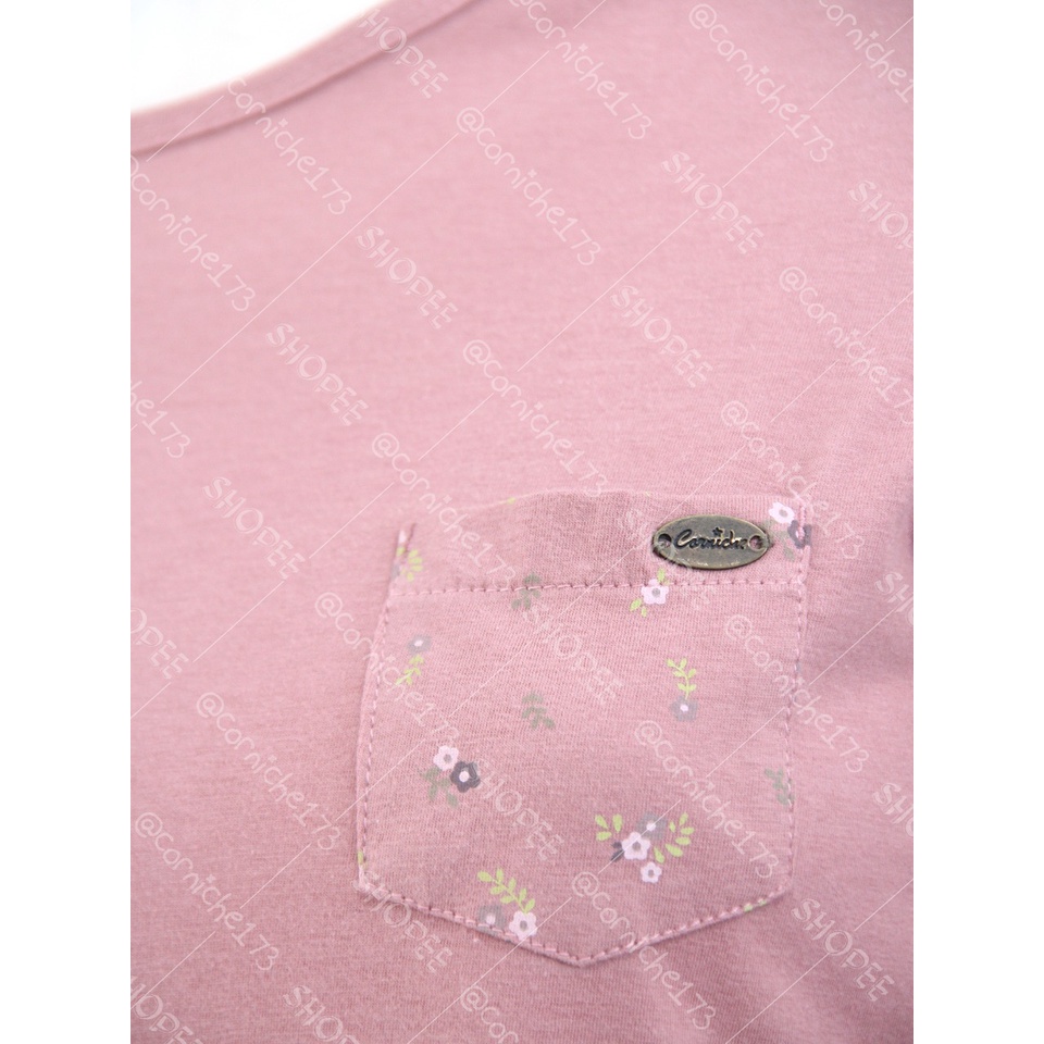 Corniche Pocket Tee Print Ash Rose - TV231281