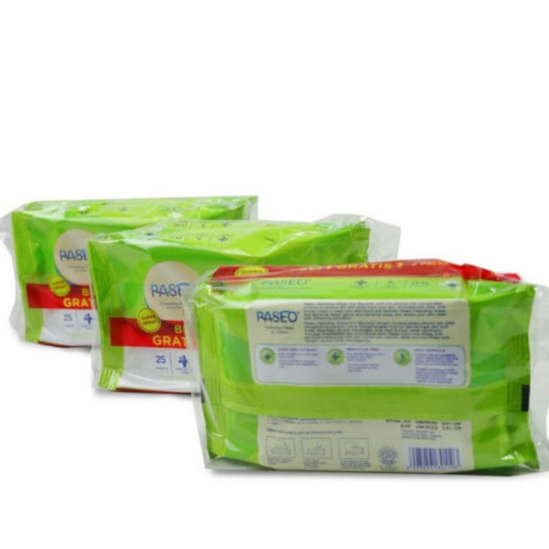 tissue basah paseo anti bacterial buy one get one (2x25sheets) / tissue anti bakteri/antivirus