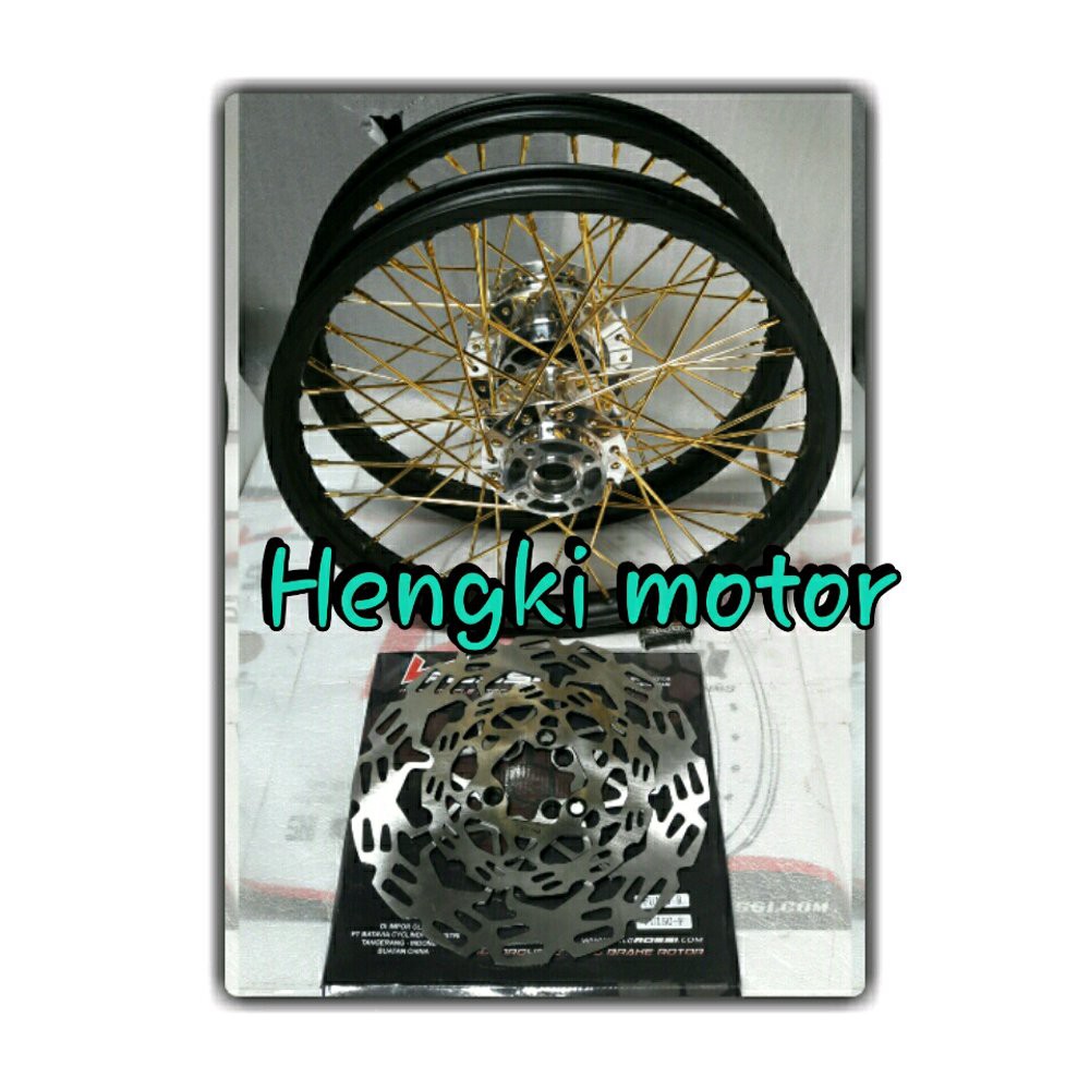 sepaket velg  tromol   jari2   plus stell   satria fu