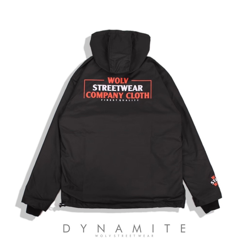 Wolv Dynamite Jaket Dynamite Pria Jaket Parasut Jaket Outdoor Jaket Sport Jaket Running Jaket Distro