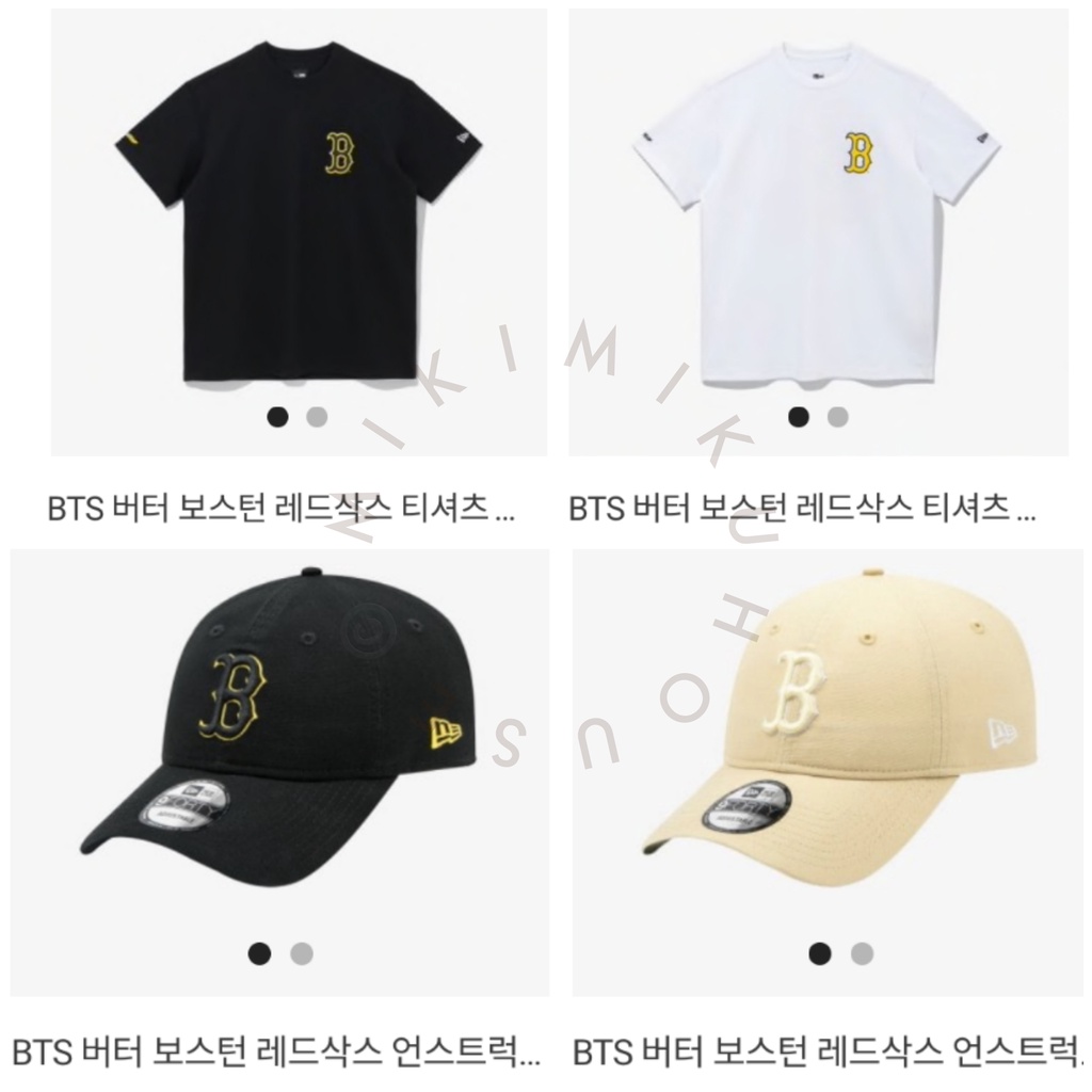 2022 NEW ERA X BTS KOREA COLLAB NEWERA COLLECTION BUTTER DYNAMITE BLACK SWAN TSHIRT TEE T-SHIRT BAJU