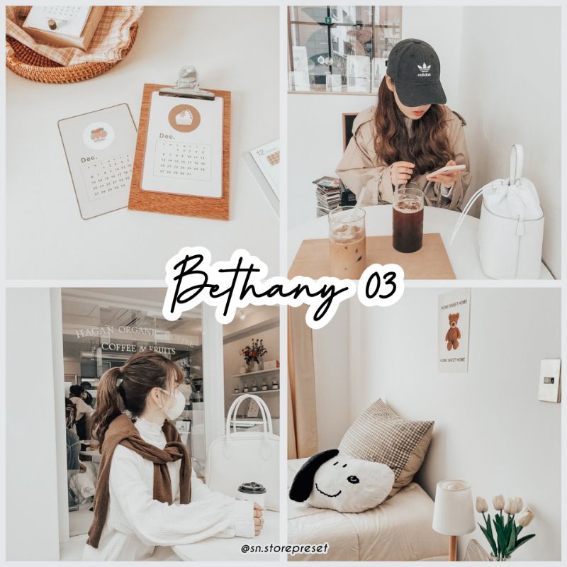 5 PRESET LIGHTROOM BETHANY SERIES For IOS &amp; Android