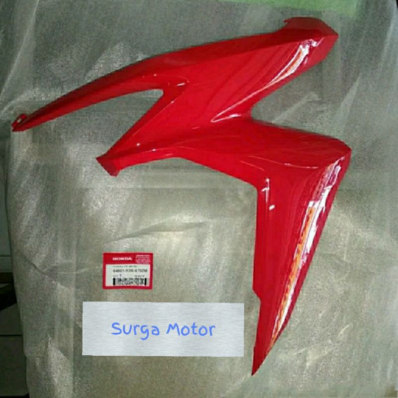 Cover tebeng sayap Kiri Depan New Vario 125 150 LED 2018 2019 2020 2021 merah Ferrari ORI HONDA AHM 