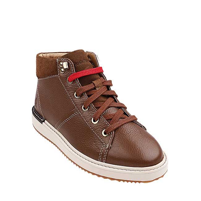 SEPATU BOOT KULIT HUSH PUPPIES WANITA ORIGINAL CASUAL ASLI COKLAT HW08