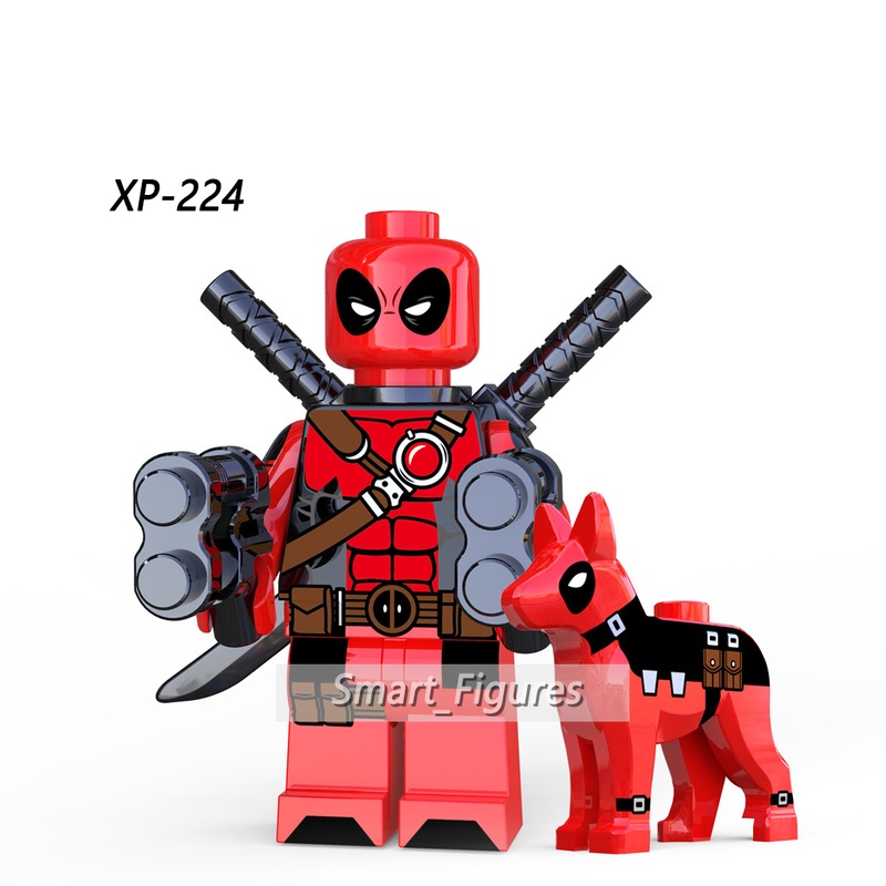 Mainan Action Figure Mini Figure Deadpool Marvel Super Heros KT1030 Untuk Koleksi / Hadiah Anak