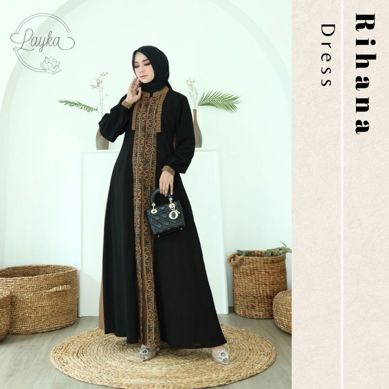 GAMIS RIHANA DRESS BY LAYKA ORI