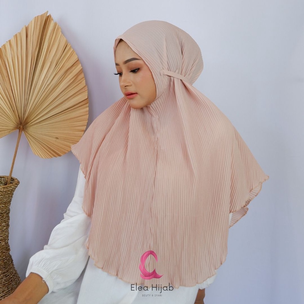 40 warna jilbab bergo maryam plisket full / jorda bergo tali plisket full diamond premium