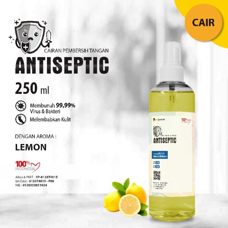 Handsanitizer cair spray 250 ml spray aneka aroma buah