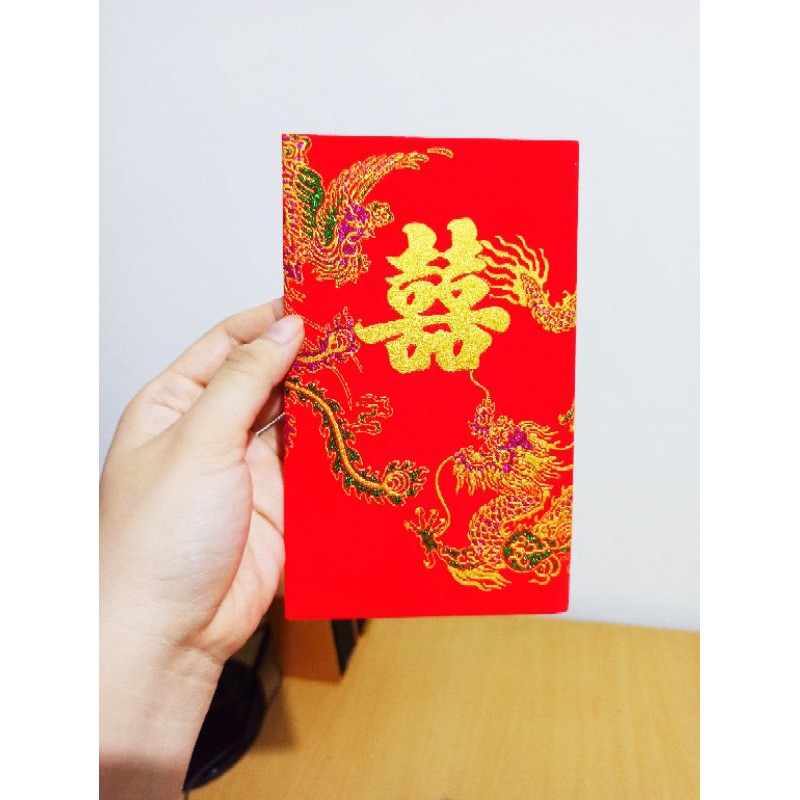 Angpao Shuang Xi Beludru / Angpao Wedding Chinese