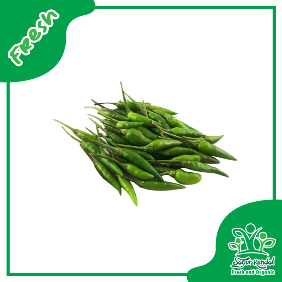 

Cabe Rawit Hijau (100gr) - Sayur Kendal