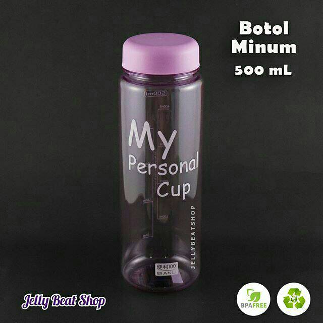 Botol minum transparan my personal cup bottle bpa free