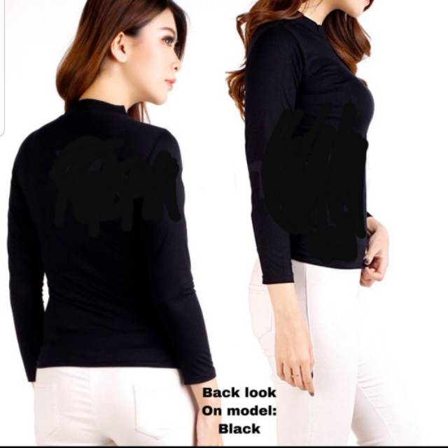 BH 132 Meygrosir krah leher tinggi spandek M.L.XL.XXL pjg