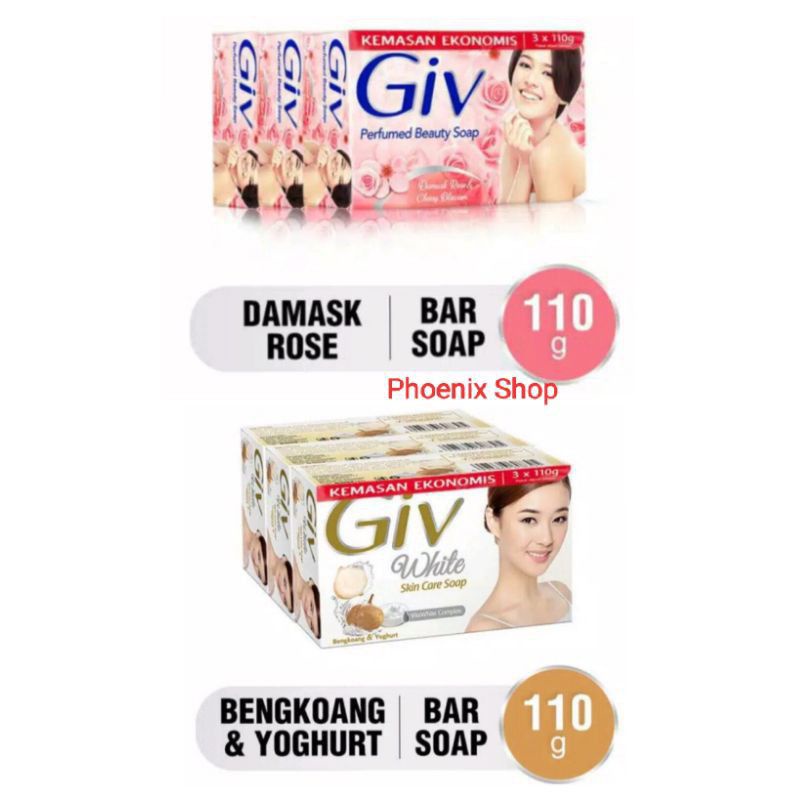 3 batang Sabun Giv besar 110gr