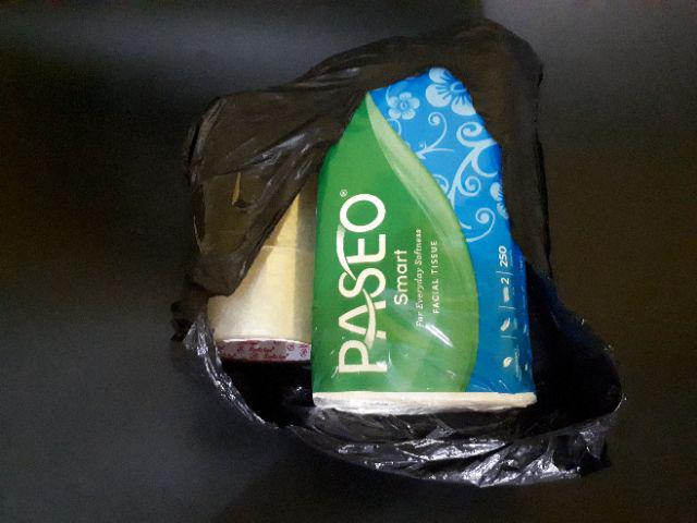 Kantong Plastik Kresek Loco Hitam Tipis Ekonomis 15 X 30