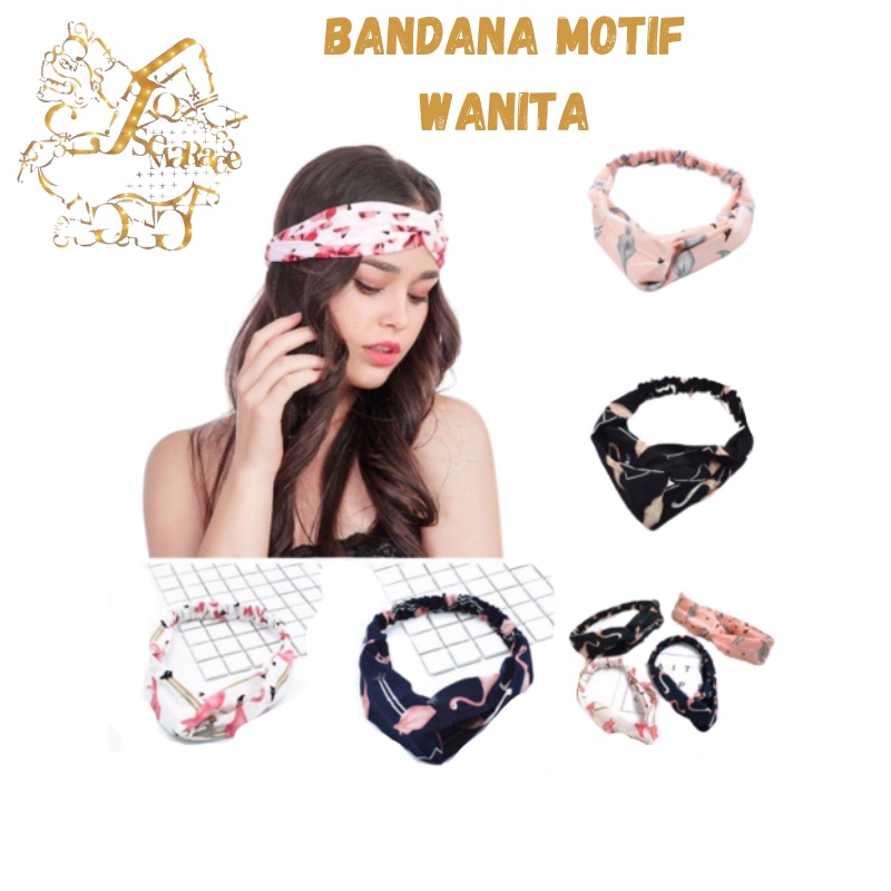 BANDANA WANITA BANDO KARET